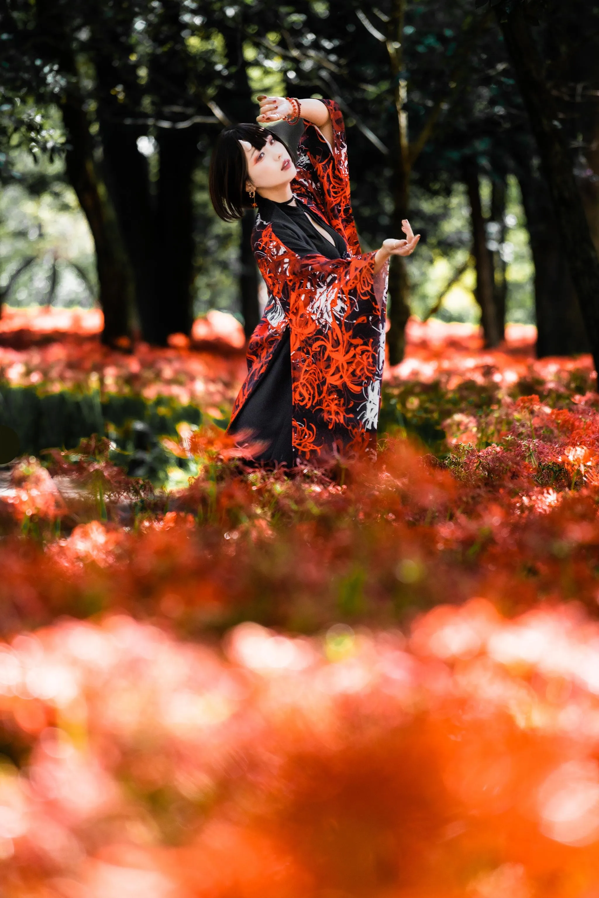 ElyEE子 – NO.129 23年10月订阅-C-Red Higanbana 殷紅彼岸 [36P]插图3